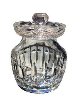 Waterford Crystal Jam Honey Marmalade Jelly Honey Jar & Covered Lid ☘️ Like New